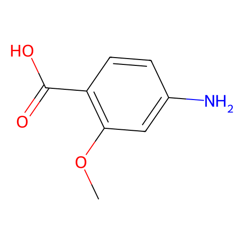 4-氨基-2-<em>甲</em><em>氧基</em>苯甲酸，2486-80-<em>8</em>，≥98.0%