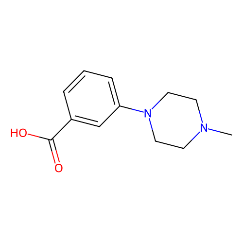 3-(4-甲基-1-哌嗪)苯甲酸，215309-01-6，95