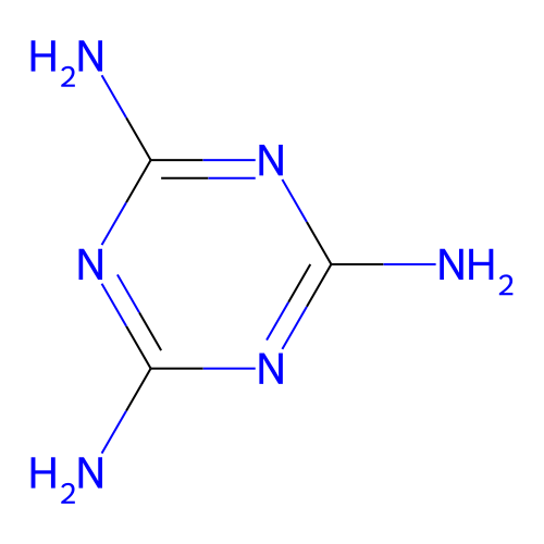 <em>2,4</em>,6-三氨基-<em>1</em>,3,5-三嗪，<em>108-78-1</em>，用于合成