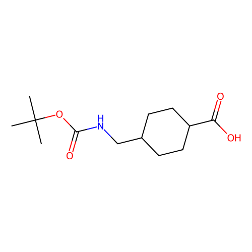 反-<em>4</em>-(<em>叔</em><em>丁</em><em>氧</em><em>羰</em>氨<em>甲基</em>)环己甲酸，27687-14-5，98%