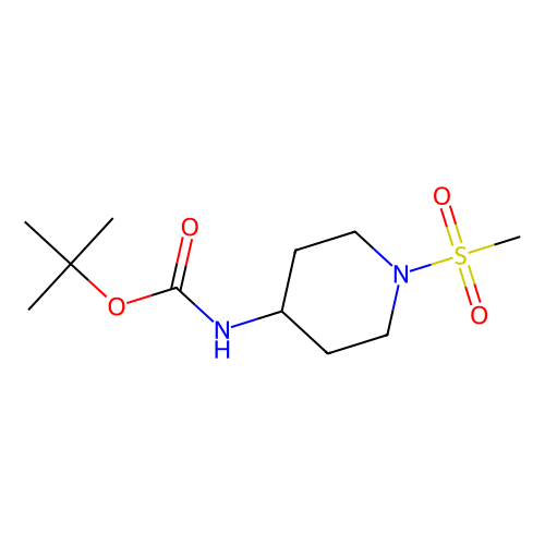 <em>1-MS-4-Boc</em>-氨基<em>哌啶</em>，287953-38-2，95%