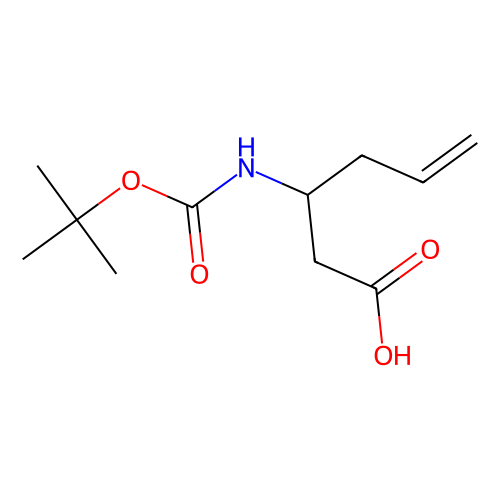Boc-(<em>S</em>)-<em>3</em>-氨基-<em>5</em>-己烯酸，270263-03-1，95%