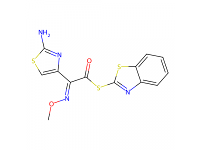 S-(2-苯并噻唑)(Z)-2-(2-氨基4-噻唑)-2-(甲氧亚胺基)硫代乙酸酯，80756-85-0，97%