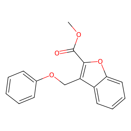 Methyl 3-(phenoxymethyl)-1-benzofuran-<em>2-carboxylate</em>，849128-64-9，95%