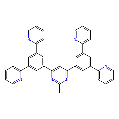 <em>4</em>,6-双(3,5-二(<em>2</em>-吡啶)基苯基)-<em>2</em>-甲基嘧啶，1266181-51-<em>4</em>，Sublimed >99%