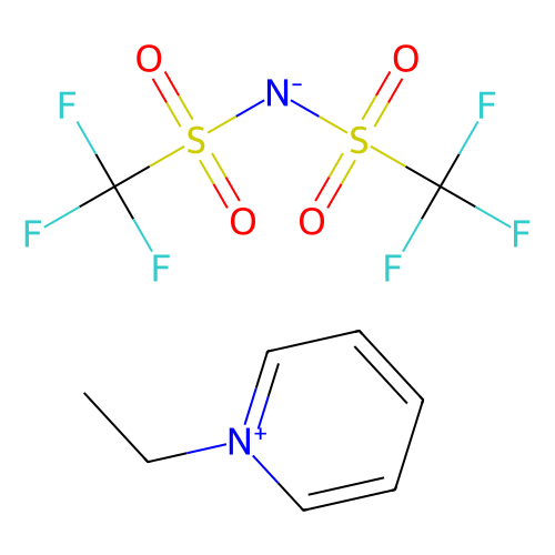 <em>1</em>-<em>乙基</em>吡啶-<em>1</em>-鎓 <em>双</em>(三氟甲烷<em>磺</em><em>酰</em>)亚胺盐，712354-97-7，98%