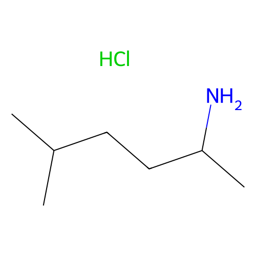 2-氨基-<em>5</em>-甲基己烷<em>盐酸盐</em>，71776-71-<em>1</em>，≥98%