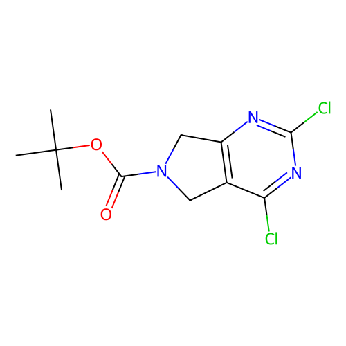 <em>2</em>,4-二氯-5H,6H,7H-吡咯并[<em>3,4-d</em>]嘧啶-6-羧酸叔丁酯，903129-71-5，97%