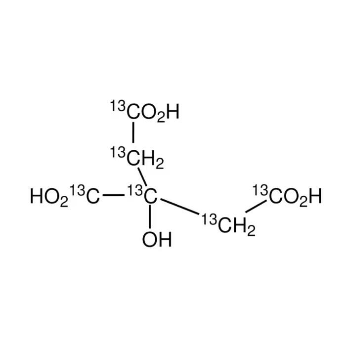 柠檬酸-¹³C₆，<em>287389-42-8，99</em> atom% ¹³C, 97% (CP)