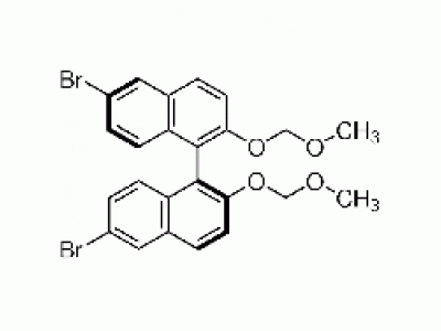 (S)-(-)-6,6′-二溴-2,2′-双(甲氧基甲氧基)-1,1′-联萘