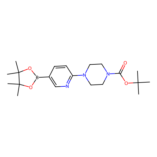 6-(4-<em>Boc-1</em>-<em>哌嗪</em>基)吡啶-<em>3</em>-硼酸频哪醇酯，496786-98-2，97%