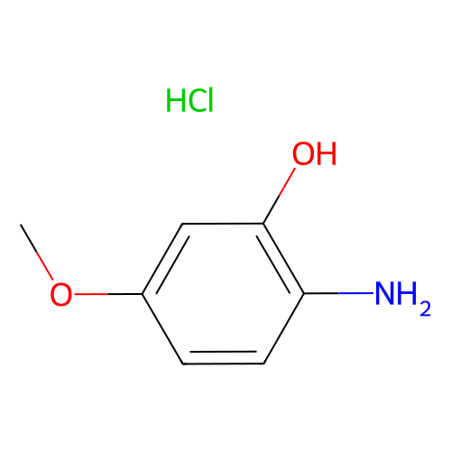 2-羟基-4-甲氧基<em>苯胺</em><em>盐酸盐</em>，39547-15-4，98%