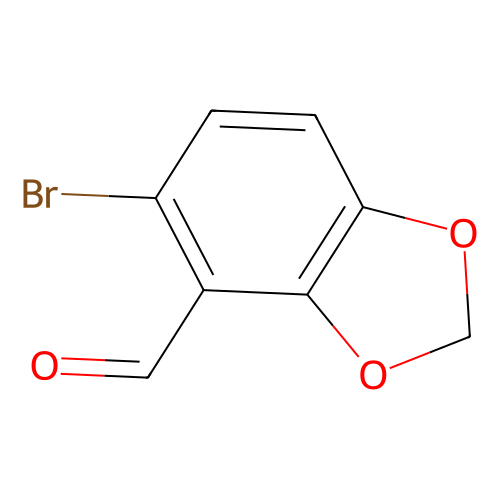 5-溴-<em>1</em>,3-苯并二氧杂<em>环</em>戊二烯-4-<em>甲醛</em>，72744-54-8，96%