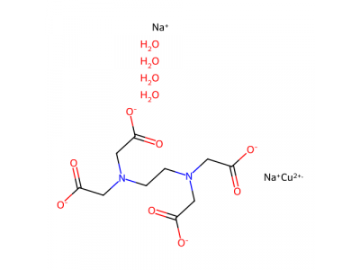 乙二胺四乙酸 铜(II) 二钠盐，39208-15-6，≥90.0% (calculated on dry substance)
