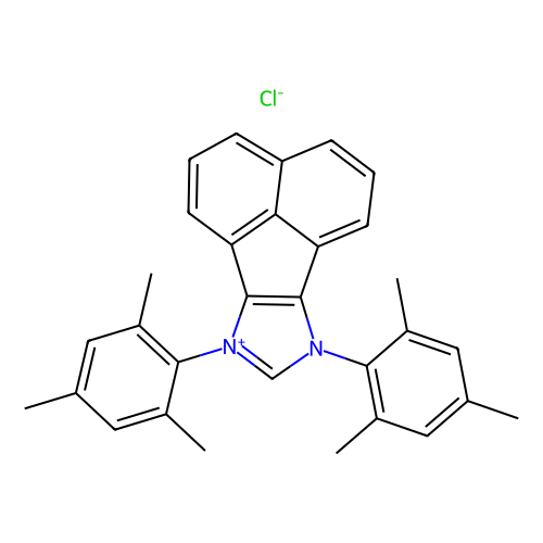 7,9-二均三甲苯基-7H-<em>苊</em>并[<em>1</em>,2-d]咪唑-9-鎓氯化物，1286737-75-4，97%