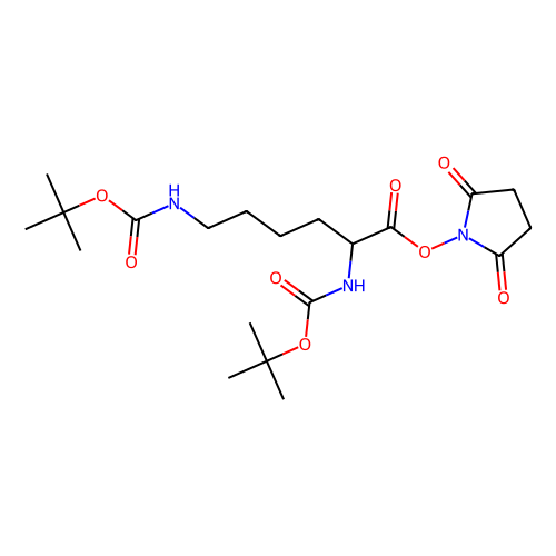 N,N'-<em>二叔</em><em>丁</em><em>氧</em><em>羰基</em>-L-赖氨酸 N-<em>丁</em>二酰亚胺酯，30189-36-7，97%
