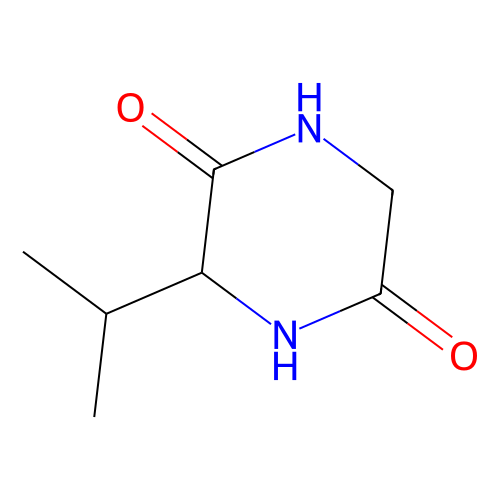 (<em>S</em>)-<em>3</em>-<em>异</em><em>丙基</em>-<em>2</em>,5-哌嗪<em>二酮</em>，16944-60-8，98%