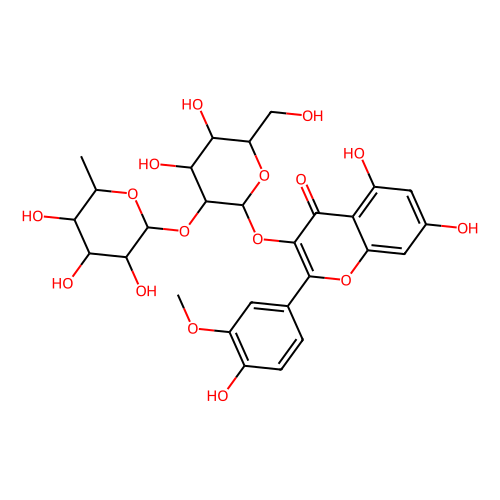 异鼠李<em>素</em>-3-O-新<em>橙皮</em>糖苷，55033-90-4，分析标准品,≥98%
