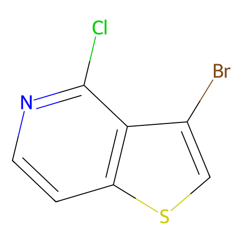 <em>3</em>-溴-4-<em>氯</em><em>噻吩</em>并[<em>3</em>,2-c]吡啶，29064-82-2，95%
