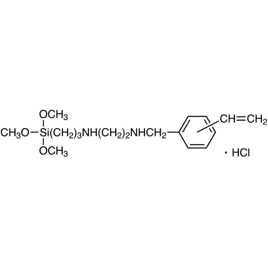 <em>N</em>-[2-(<em>N</em>-乙烯基苄氨基)乙基]-3-氨<em>丙基</em><em>三甲</em><em>氧基</em><em>硅烷</em>盐酸盐，34937-00-3，30-40% in Methanol