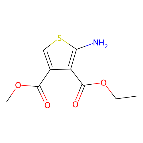 2-氨基噻吩-<em>3</em>,4-<em>二羧酸</em><em>3</em>-<em>乙</em><em>酯</em>4-甲<em>酯</em>，844502-63-2，98%