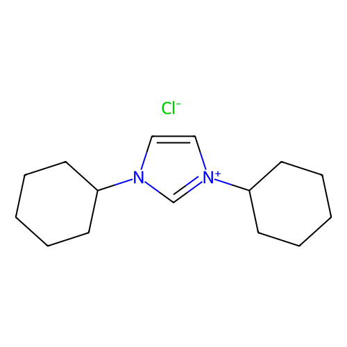 <em>1</em>,3-<em>二环己基</em>氯化咪唑，181422-72-0，98%
