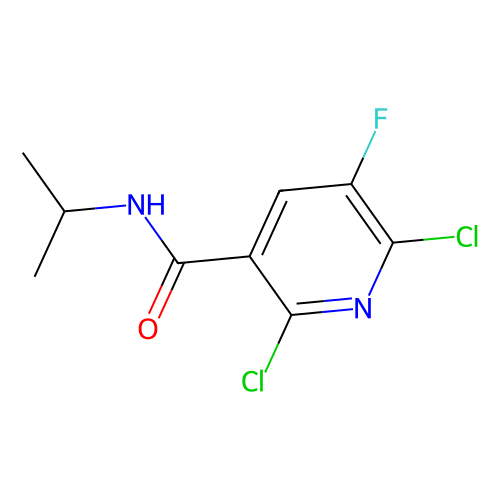 2,6-二氯-5-氟-N-<em>异</em>丙基烟酰胺，680217-<em>86</em>-1，95%