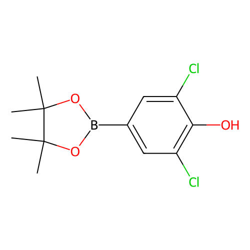 2,6-二氯-<em>4</em>-(<em>4,4</em>,5,5-四甲基-<em>1,3</em>,2-<em>二氧</em><em>杂</em><em>环</em>戊硼烷-2-基)苯酚，1003298-87-0，>97.0%(GC)