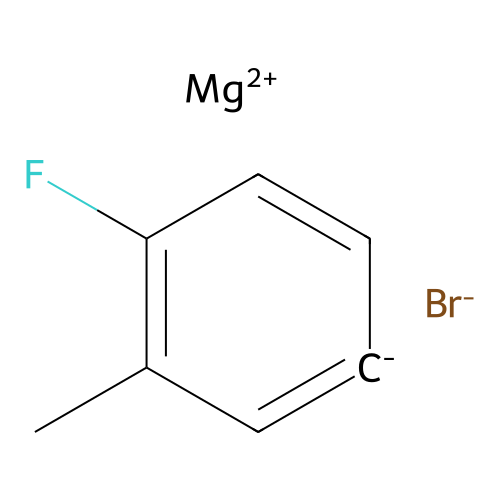 4-氟-<em>3</em>-甲基苯基溴化镁溶液，82297-89-0，1.0 M in <em>THF</em>