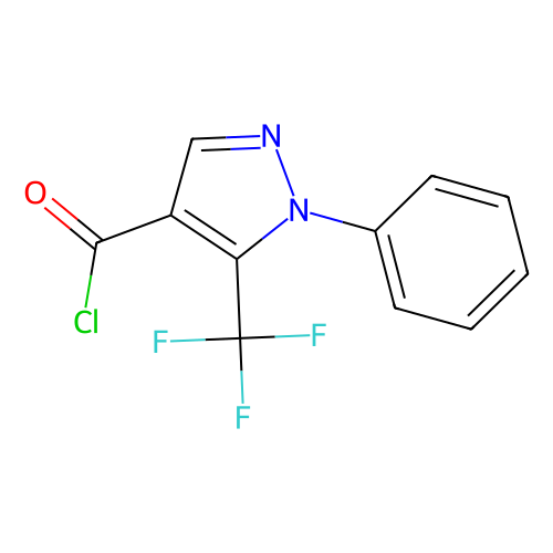1-苯基-5-三氟<em>甲基</em>吡唑-<em>4</em>-<em>酰</em><em>氯</em>，175137-14-1，95%