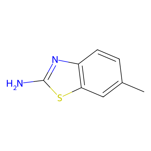 2-氨基-6-甲基苯并噻唑，<em>2536</em>-91-6，>98.0%(HPLC)