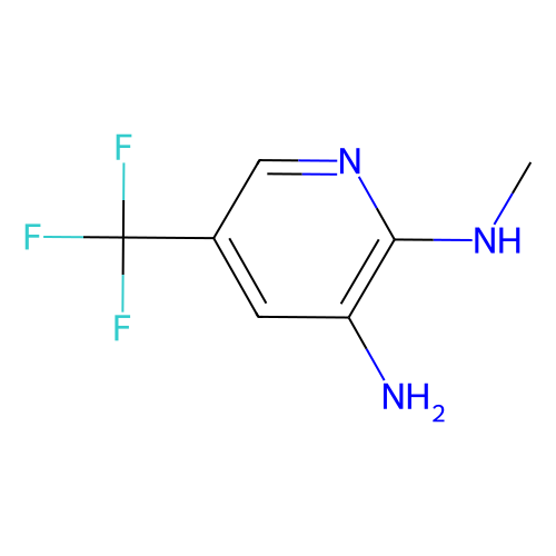 3-氨基-<em>2</em>-(<em>甲基</em>氨基)-<em>5</em>-(<em>三</em><em>氟</em><em>甲基</em>)<em>吡啶</em>，172648-55-4，98%
