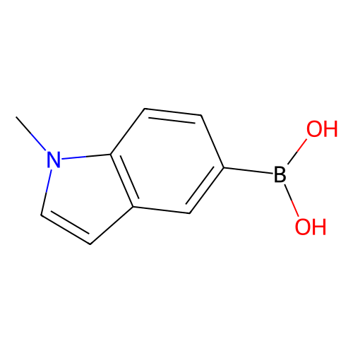 <em>N</em> -甲基吲哚-5-硼酸 (含不同量的酸酐)，192182-55-1，97%