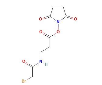 <em>3</em>-(溴乙酰胺基)<em>琥珀</em><em>酰</em><em>亚胺</em>基<em>丙酸</em><em>酯</em>，57159-62-3，95%