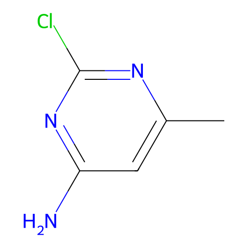 <em>2</em>-<em>氯</em>-<em>4</em>-氨基-<em>6</em>-<em>甲基</em><em>嘧啶</em>，14394-60-6，97%