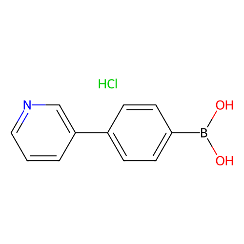 4-(3-吡啶基)苯硼酸<em>盐酸</em>盐 (<em>含</em>不同量的酸酐)，2377369-59-8，98%