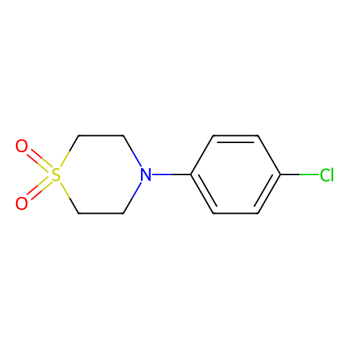 <em>4</em>-(<em>4</em>-氯苯基)硫代吗啉-<em>1</em>,1-二氧化物，82222-74-0，>98.0%