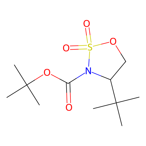 （<em>4</em>S）-<em>4</em>-<em>叔</em>丁基-1,2,3-氧杂噻唑烷-2,2-二<em>氧化物</em>-3-羧酸<em>叔</em>丁酯，1206227-45-3，≥97%