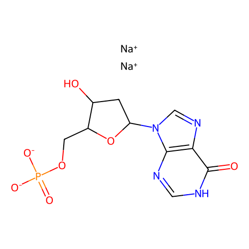 2'-<em>脱氧</em>肌苷-5'-单磷<em>酸钠</em>盐，14999-52-1，98%