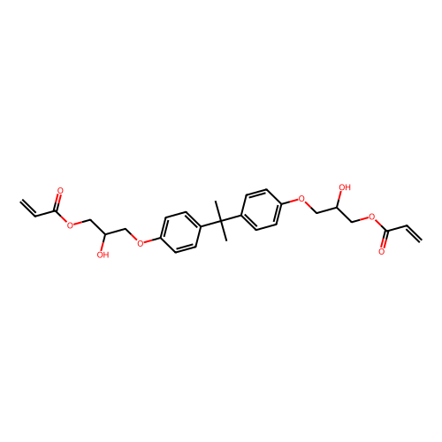 双<em>酚</em>A甘油二丙烯<em>酸酯</em>，4687-94-9，含有MEHQ作为抑制剂
