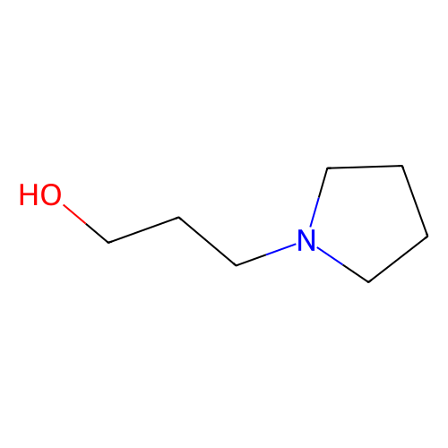 3-(<em>1</em>-<em>吡咯烷基</em>)-<em>1</em>-丙醇，19748-66-4，98%