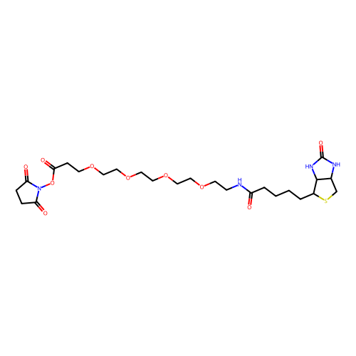 15-生物素-<em>氨基</em>-<em>4,7,10</em>,13-二<em>氧</em><em>杂</em>壬酸N-羟基琥珀酰亚胺，459426-22-3，97%