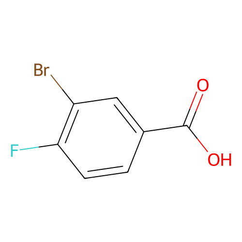 3-溴-4-氟苯甲酸，1007-16-5，>96.0%(T