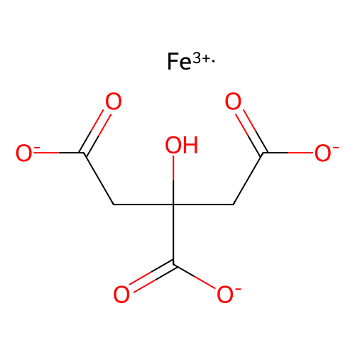 柠檬酸铁五水合物，6043-74-9，AR