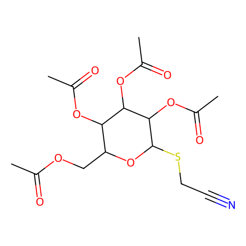 氰甲基 2,3,<em>4</em>,6-四-O-乙酰基-<em>alpha</em>-D-硫代吡喃甘露糖苷，61145-39-9，98%
