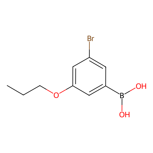 3-溴-5-丙氧基苯硼酸（含不定量的酸酐），871126-27-1，95