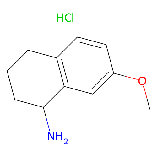(S)-7-甲氧基-<em>1,2,3</em>,4-<em>四</em><em>氢</em>萘-<em>1</em>-<em>胺</em>盐酸盐，1106669-07-1，98%