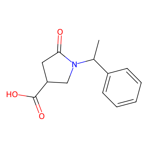 (1′<em>S</em>,<em>3S</em>)-(-)-1-(1′-苯乙基)-5-氧代<em>吡咯烷</em>-<em>3</em>-羧酸，173340-19-7，97%