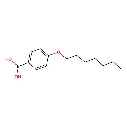 4-<em>庚</em>氧基苯硼酸(含不定量的酸酐)，136370-19-9，≥97%