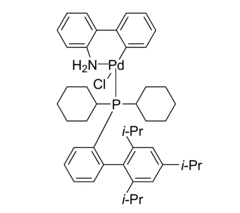 (SP-4-4)-[2'-氨基联苯-2-基][<em>二环己基</em>[2',4',6'-三异丙基联苯-2-基]<em>膦</em>]<em>氯化</em>钯，1310584-14-5，98%